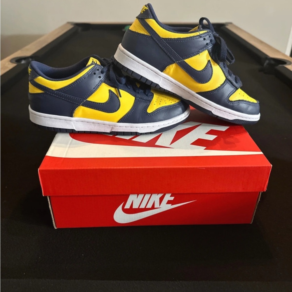 Michigan Nike Dunks/w box